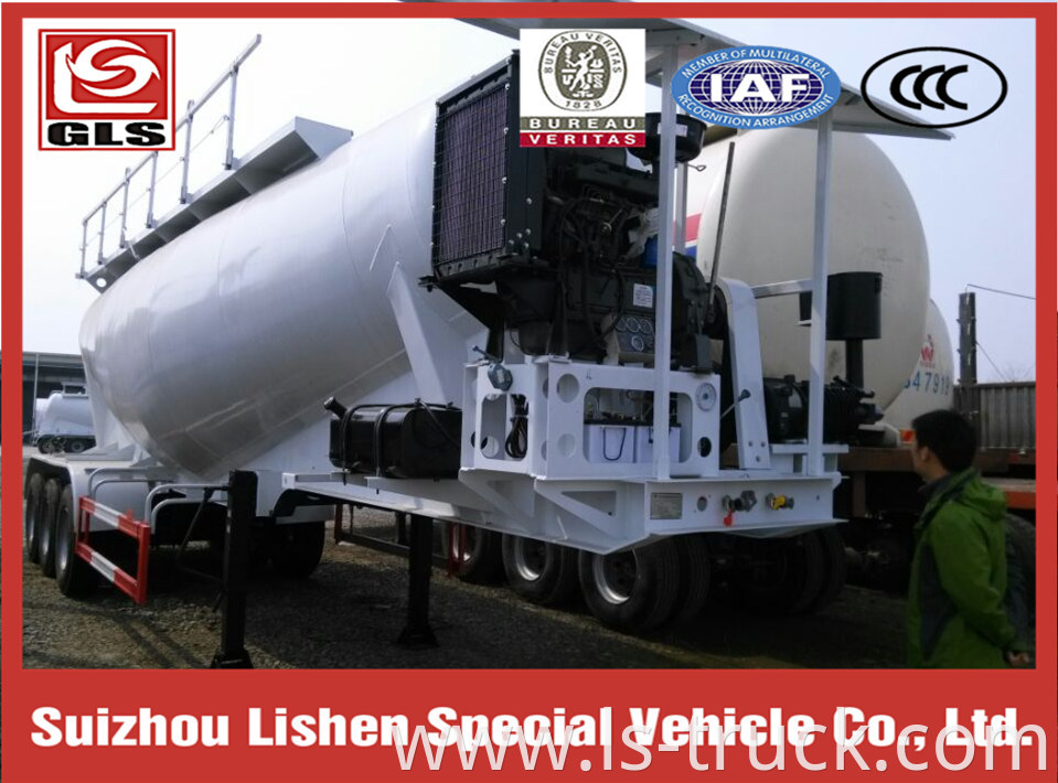 Bulk Cement Tank Semi Trailer,Bulk Powder Truck Trailer for Sale